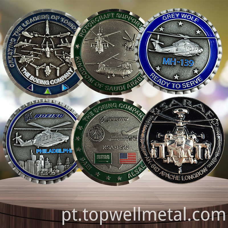 Engraved Enamel Challenge Coins Factory Direct Custom Metal Customized Exclusive Challenge Coins4